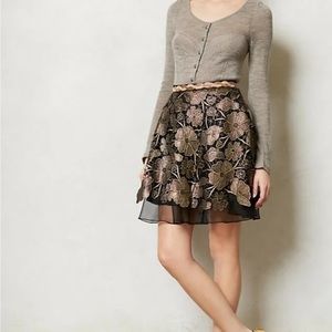 Anthropologie brand Eva Franco mini skirt.